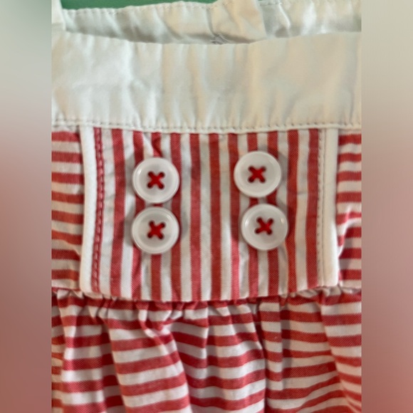 Gymboree summer stripe dress with bow on top of straps baby girl size 3-6 months - Picture 3 of 7